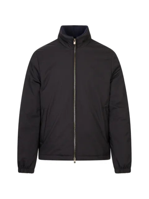 Agnona logo-plaque jacket
